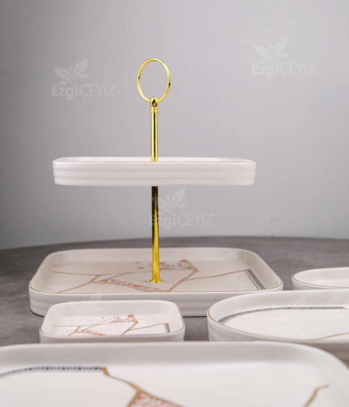 Acar Kintsugi Star 6 Kişilik 25 Parça Brunch Set
