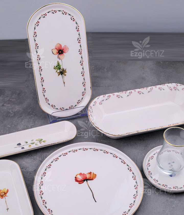 Acar Talitha 6 Kişilik 31 Parça Kahvaltı Takımı