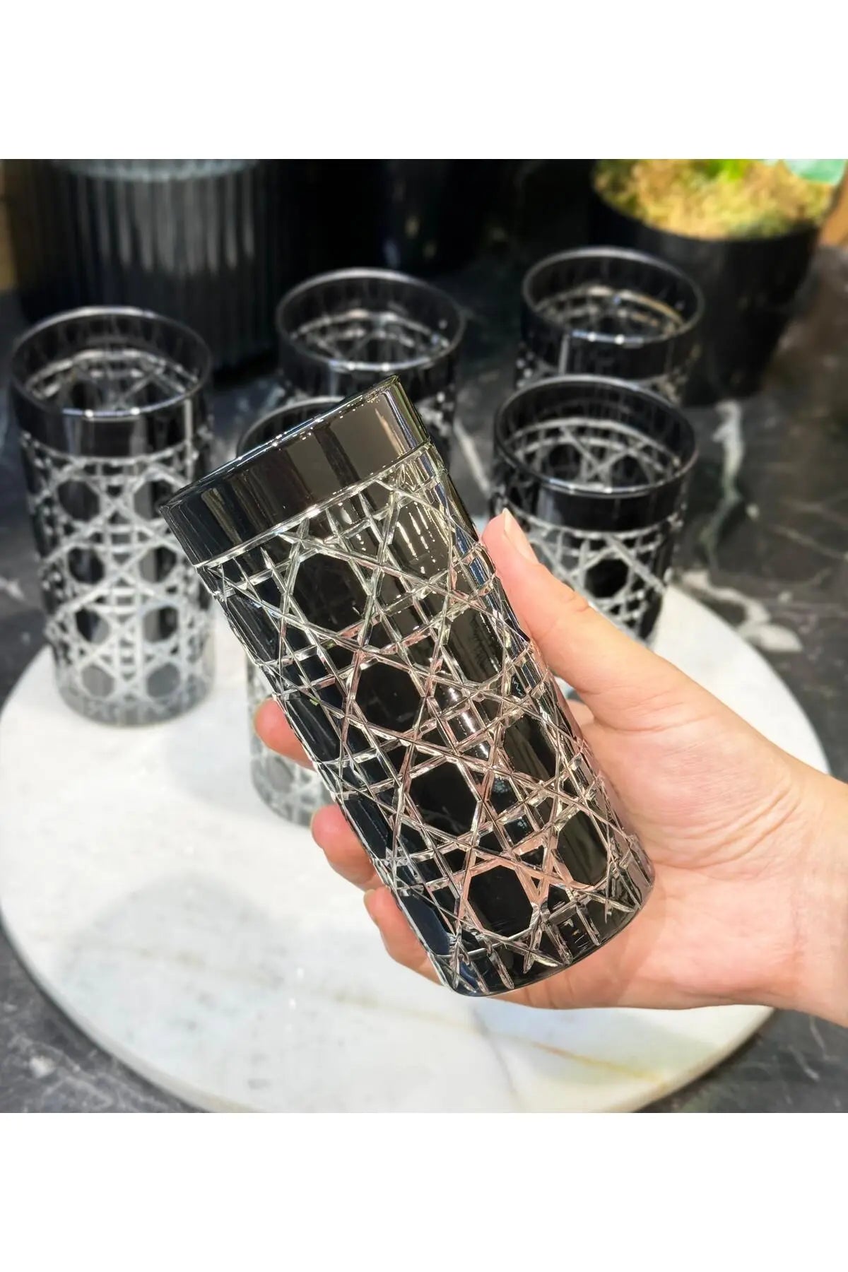 Beverage Kristal 6 Lı Kahve Yanı Meşrubat Bardağı