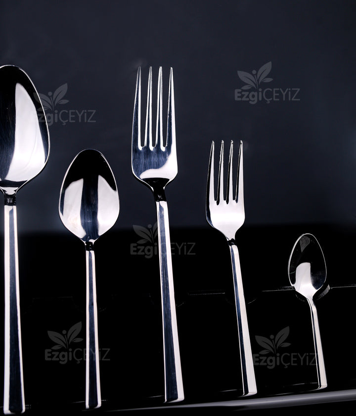Acar 12 Kişilik 72 Parça Çatal Kaşık Bıçak Takımı