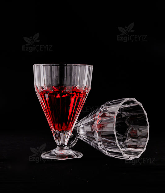 Paşabahçe Pleats 2'li Kristal Dondurmalık