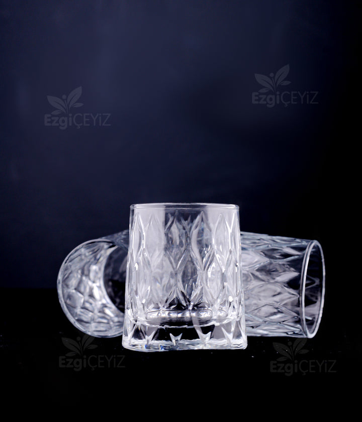Paşabahçe leafy 4 lü kahve yanı su bardağı
