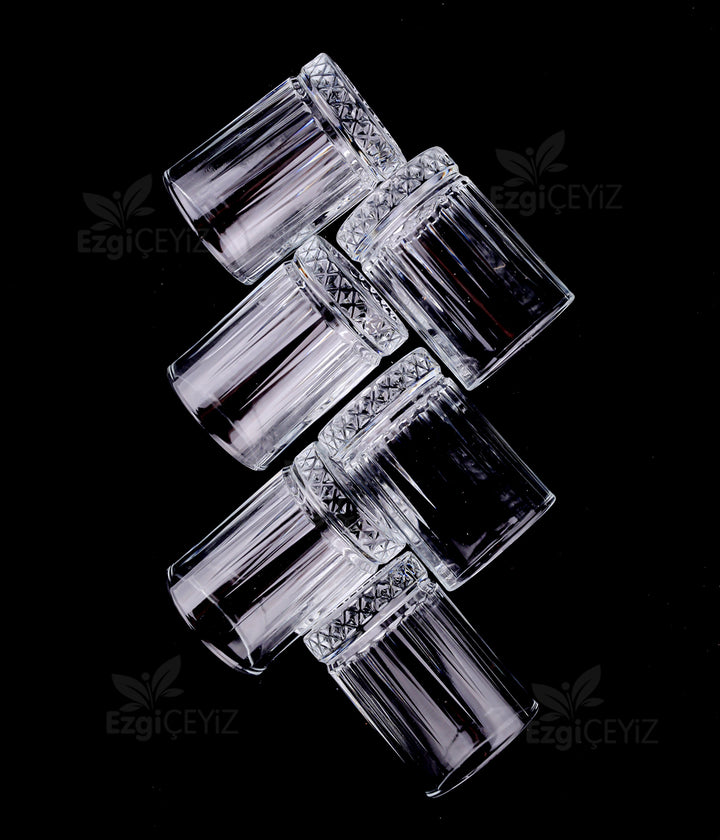 Paşabahçe kristal 6 lı kahve yanı küçük su bardağı