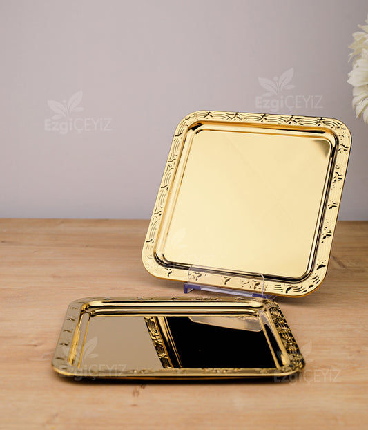 Golden Grace Gold Sunum Tepsi