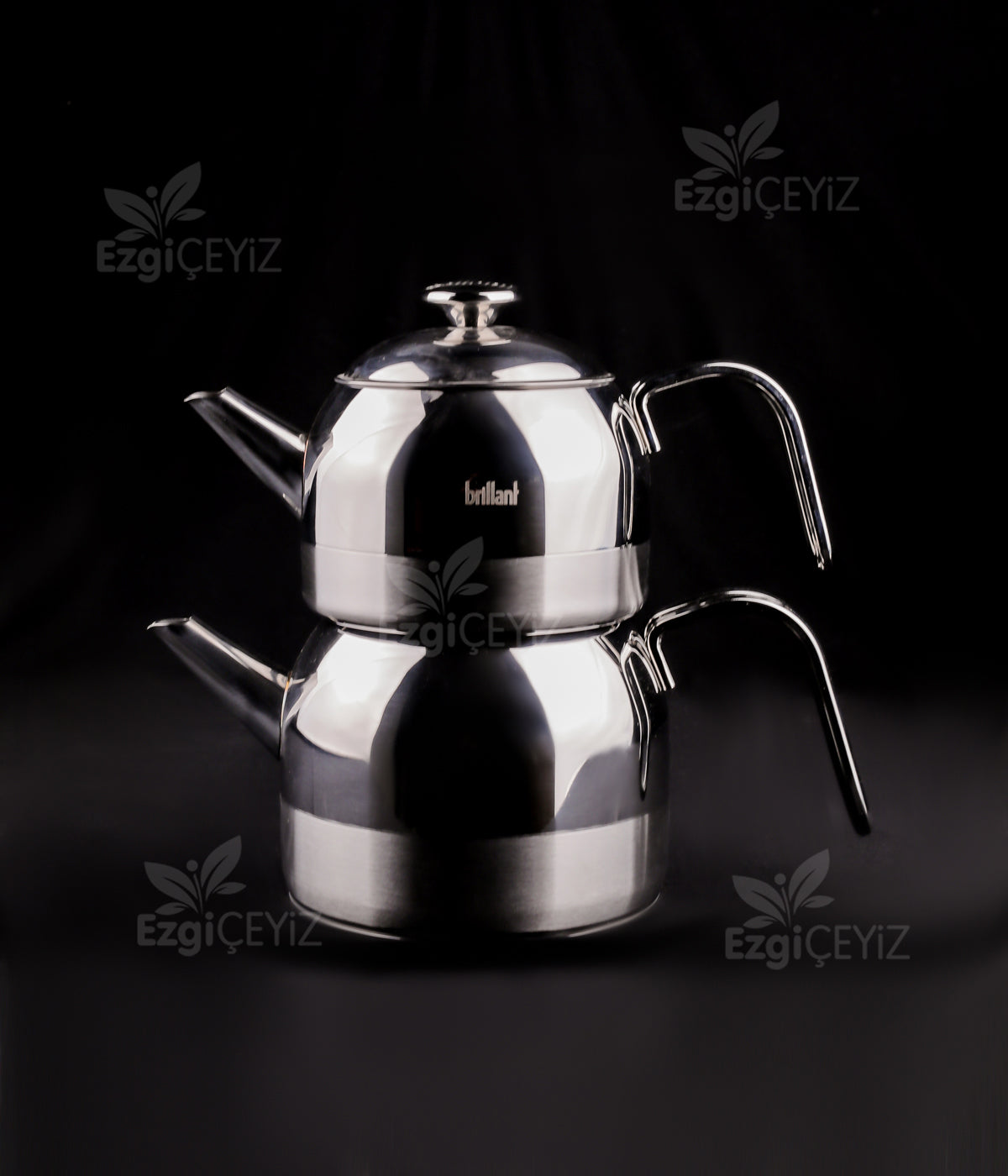 Brillant Mizar Mini Boy Inox Kulp Paslanmaz Çelik Çaydanlık