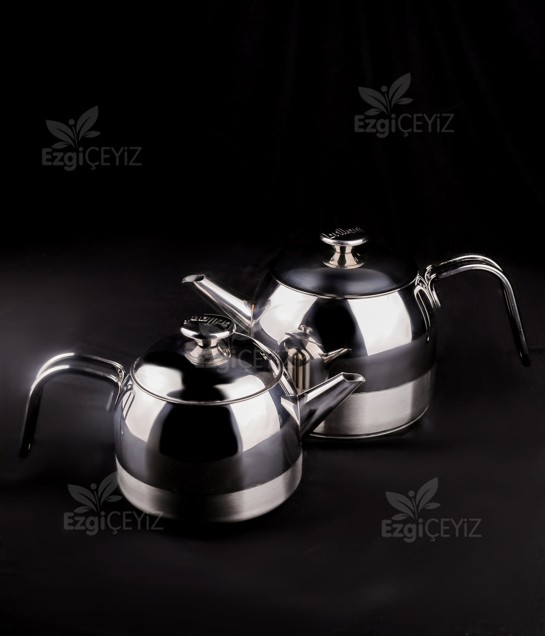 Brillant Mizar Mini Boy Inox Kulp Paslanmaz Çelik Çaydanlık