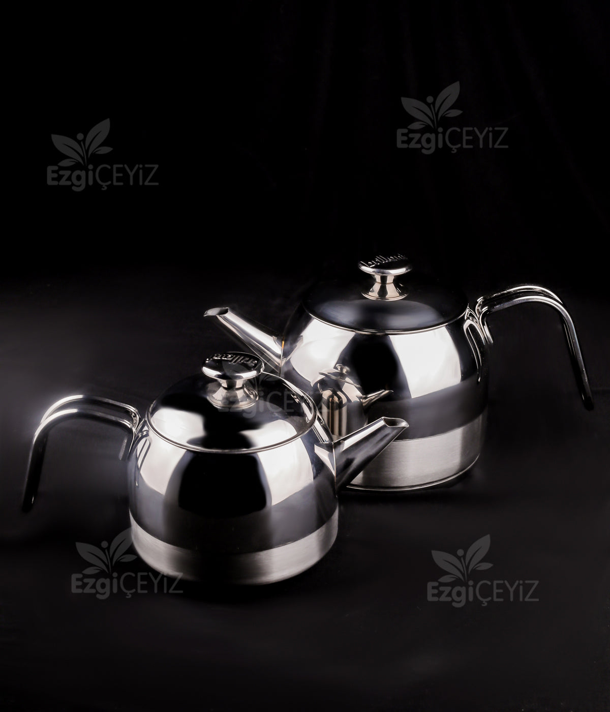 Brillant Mizar Mini Boy Inox Kulp Paslanmaz Çelik Çaydanlık