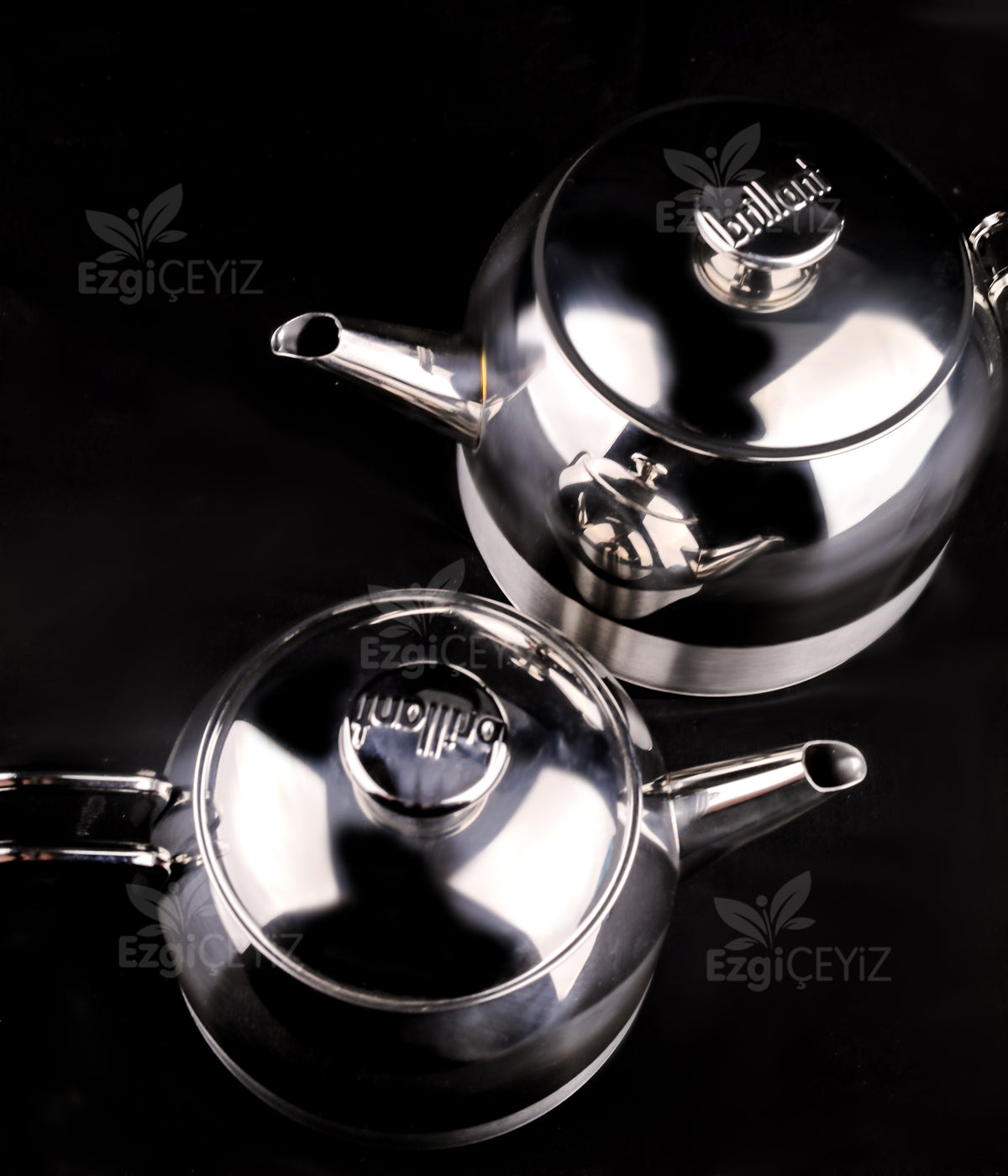 Brillant Mizar Mini Boy Inox Kulp Paslanmaz Çelik Çaydanlık