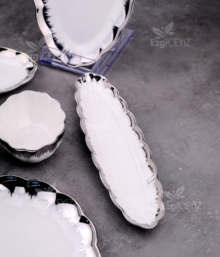 Marlene Silver 6 Kişilik 37 Parça Kahvaltı Takımı