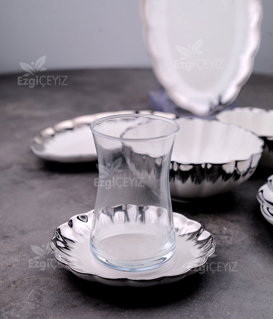 Marlene Silver 6 Kişilik 37 Parça Kahvaltı Takımı