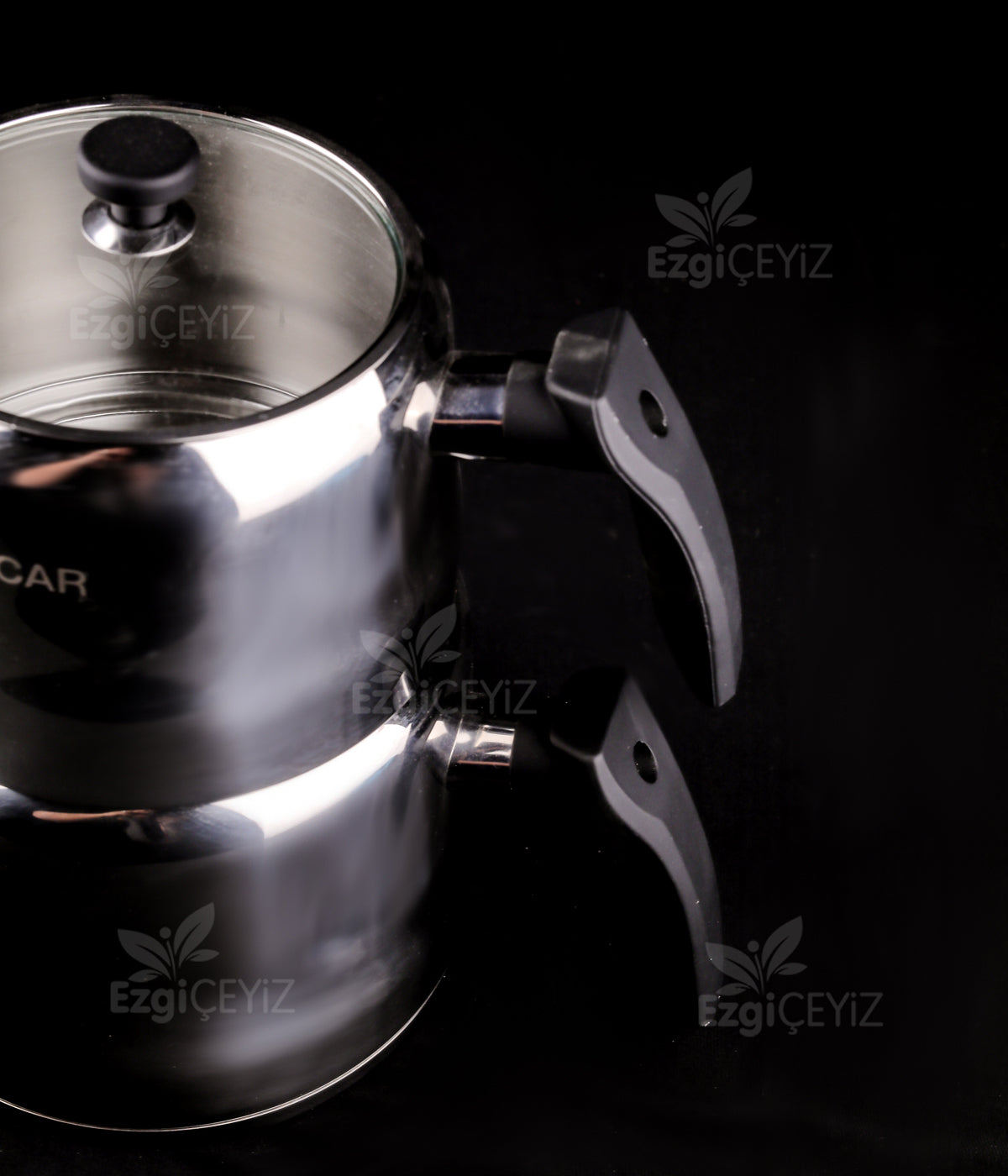 ACAR Alegra Orta Boy Çelik Çaydanlık Takımı