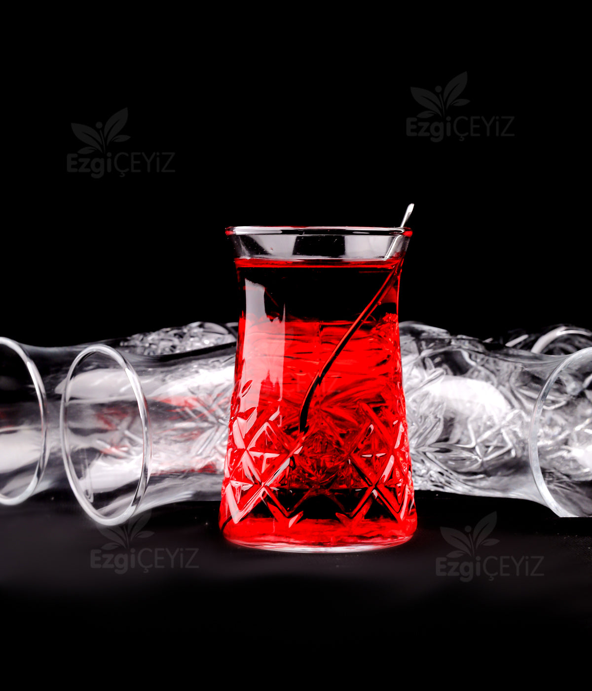 Paşabahçe 12'li Timeless Çay Bardağı Kristal Kesme Bardak