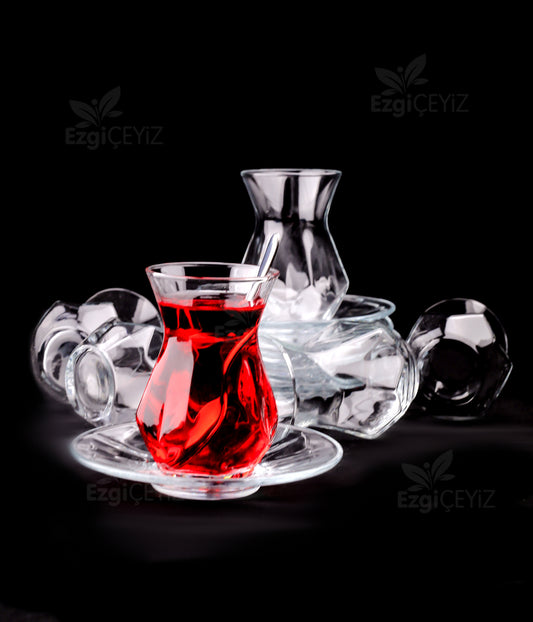 Lav Alya Serisi 12 Parça Çay Bardağı Seti