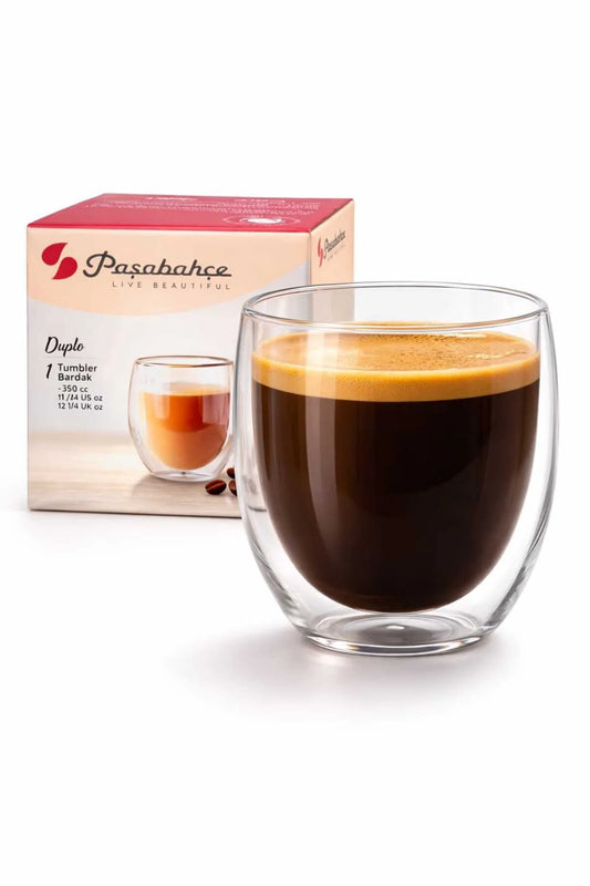Paşabahçe duplo tumbler 350 cc bardak çift cidar