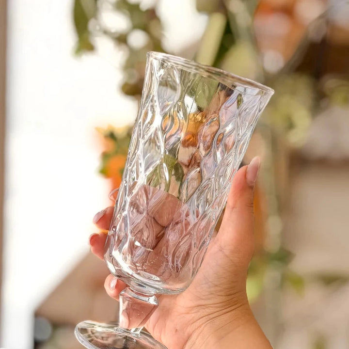 Paşabahçe leafy 4’lü ayaklı bardak