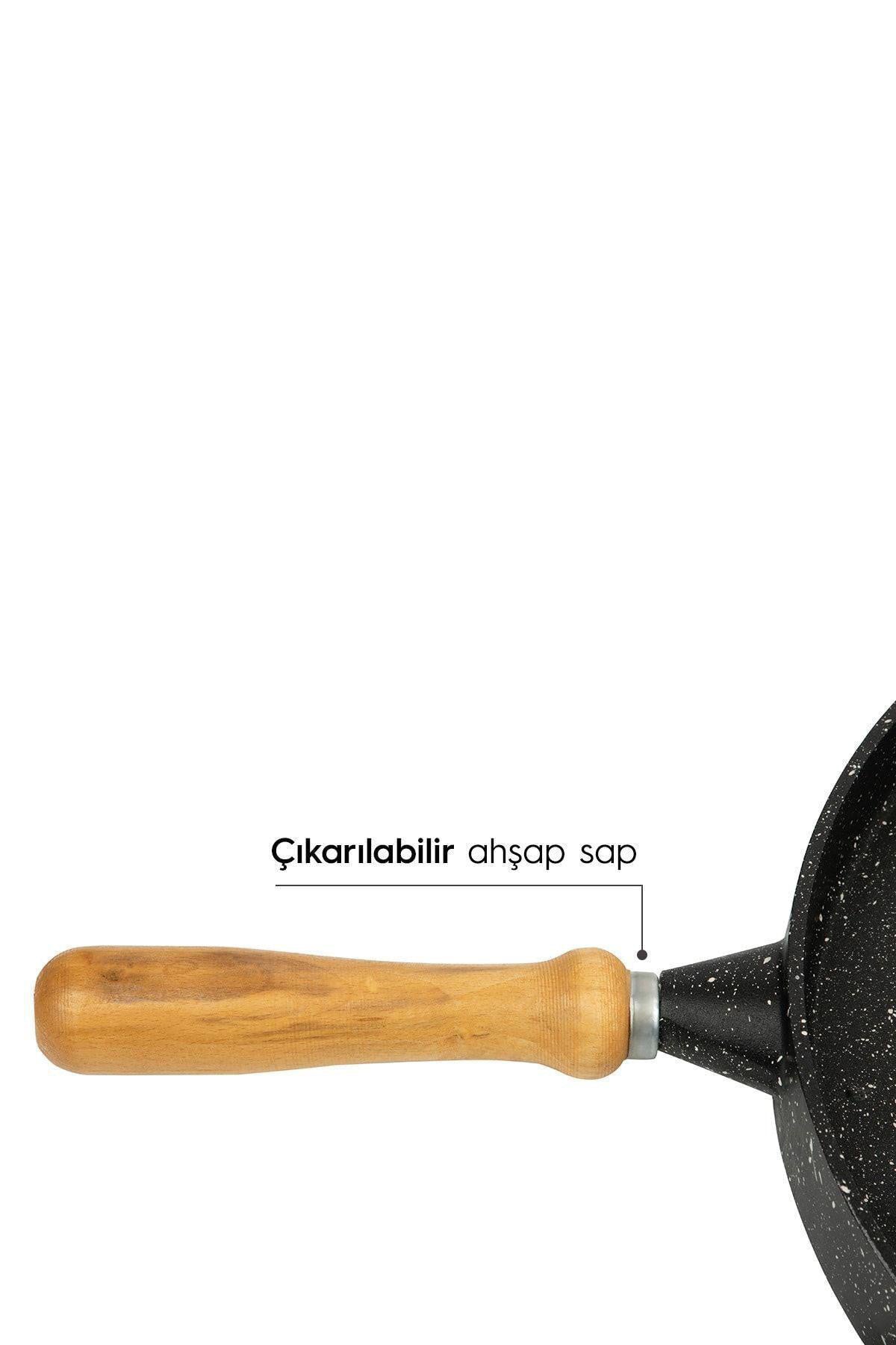 Nehir marka 36 cm granit döküm gözleme tavası