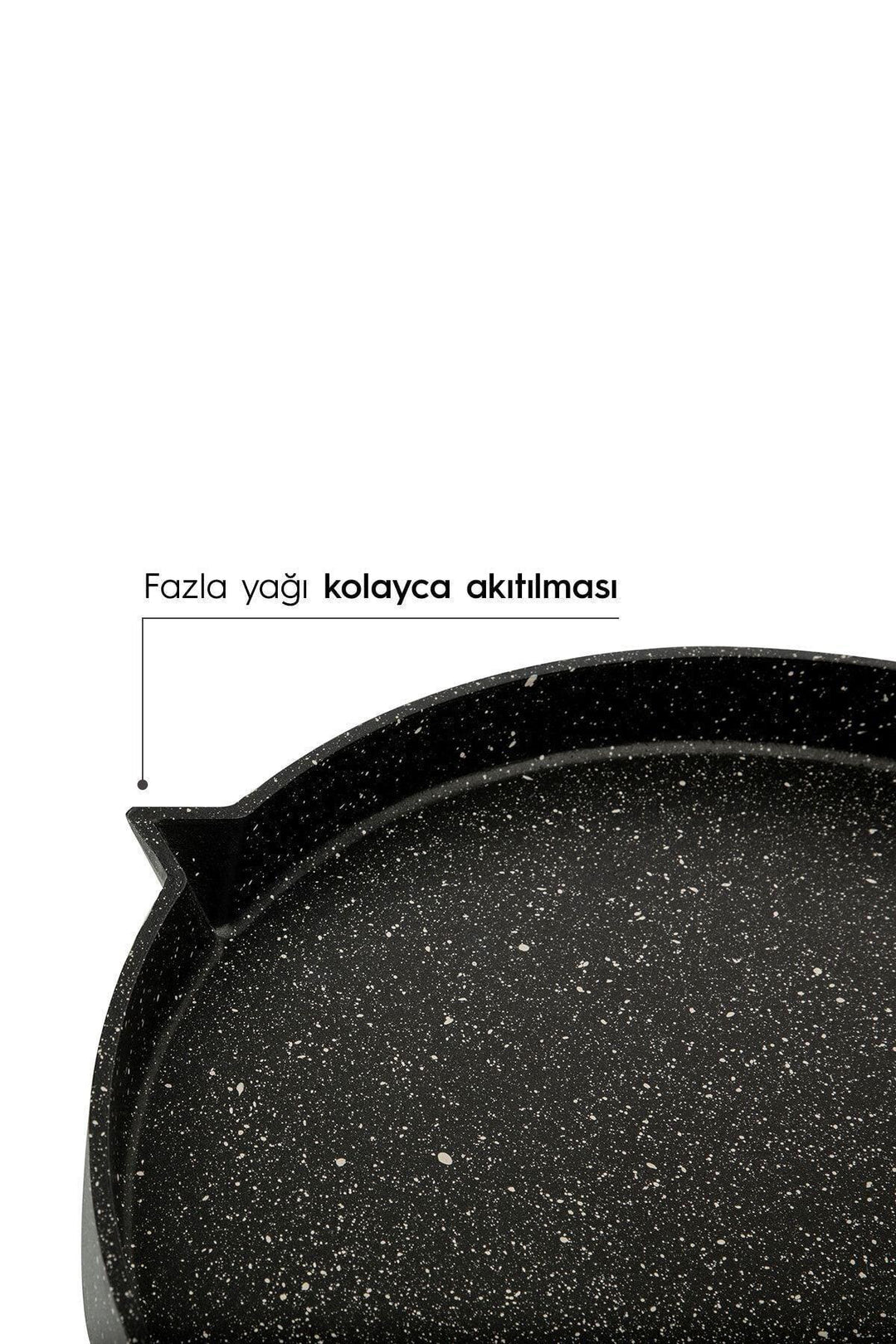 Nehir marka 36 cm granit döküm gözleme tavası