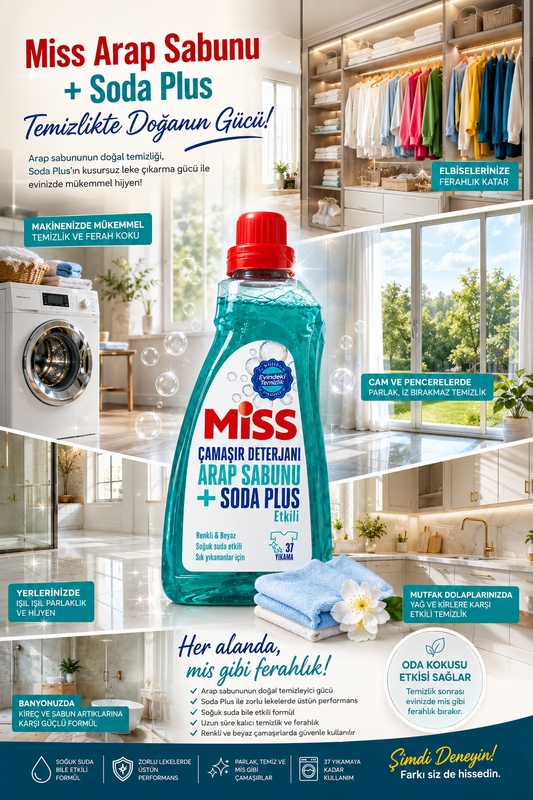 Miss sıvı çamaşır deterjanı