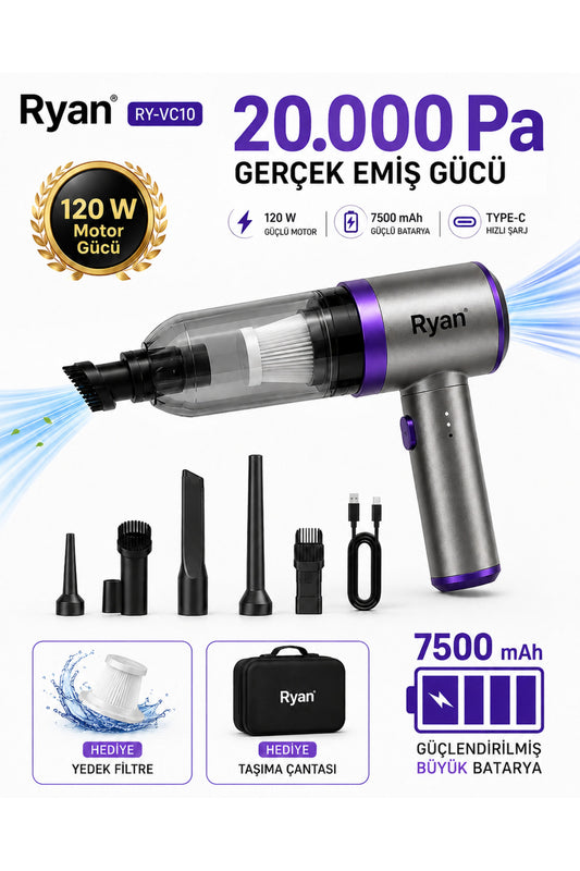 Ryan Dyson Şarjlı Oto Süpürge
