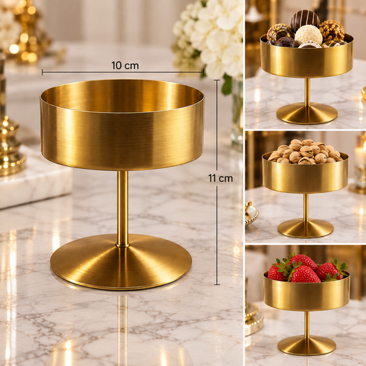 Metal Ayaklı Gold Sunumluk