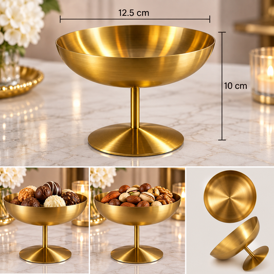Metal ayaklı gold sunumluk