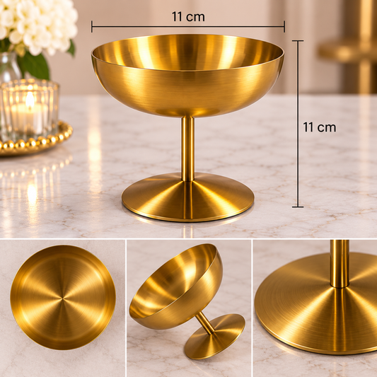 Metal Ayaklı Gold Sunumluk