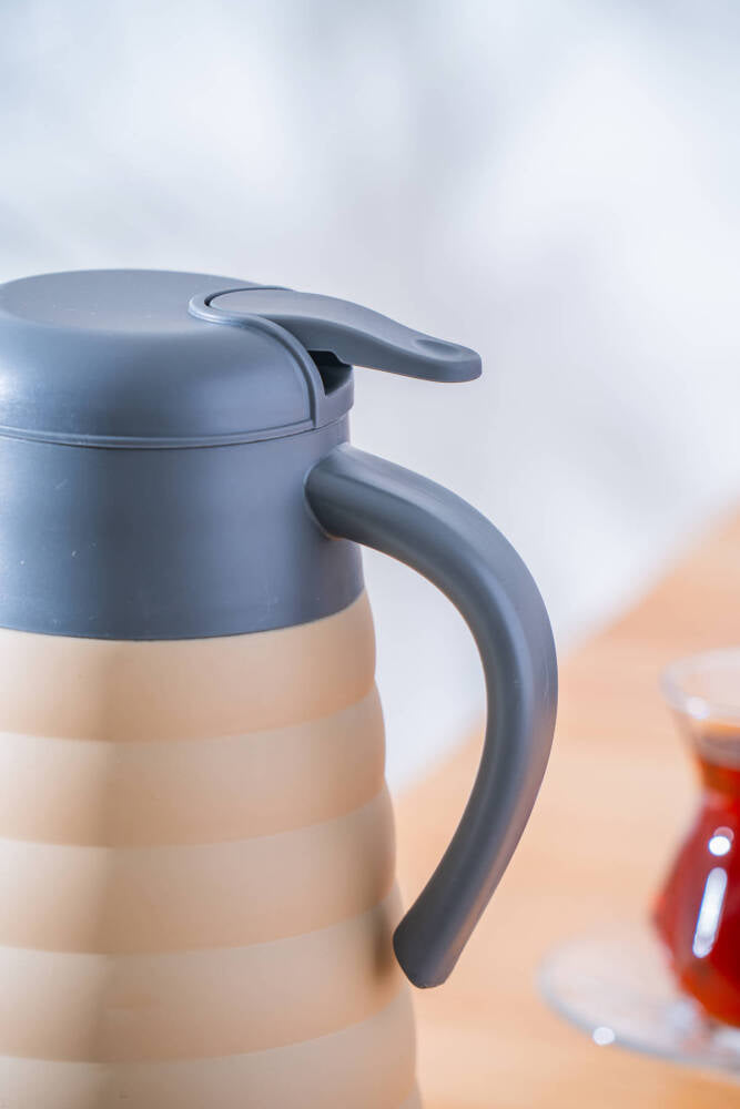 Acar-Karat X Paslanmaz Çelik Boğum Detaylı Termos Yeşil - 1.5 L