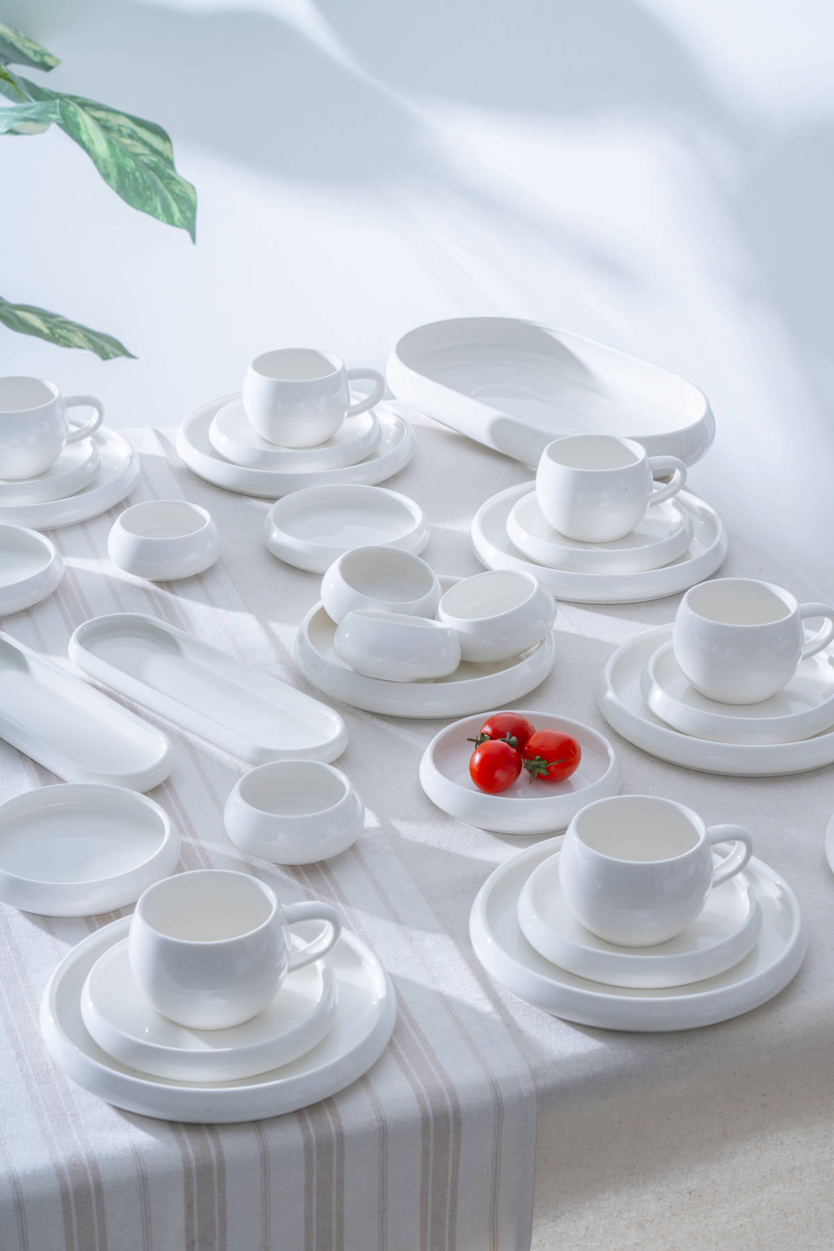 Acar Bianco Perla 6 Kişilik 33 Parça Kahvaltı Takımı