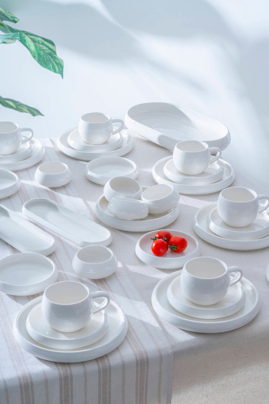 Acar Bianco Perla 6 Kişilik 33 Parça Kahvaltı Takımı