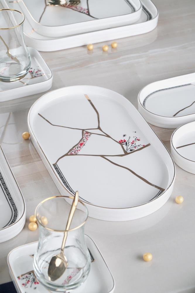 Acar Kintsugi Star 6 Kişilik 25 Parça Brunch Set